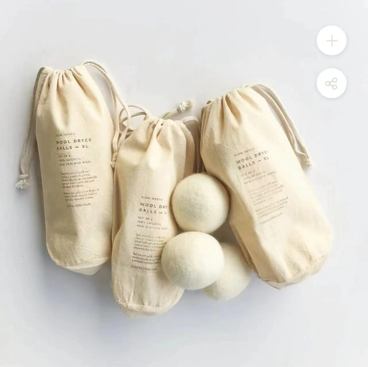 7cm Wool Dryer Ball Top Selling Products 2025 Trending Hot Sale Compostable Wool Dryer Ball