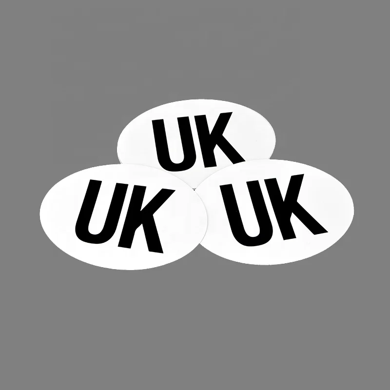 gb or uk magnetic car sticker printing for car motorcycle rules europe