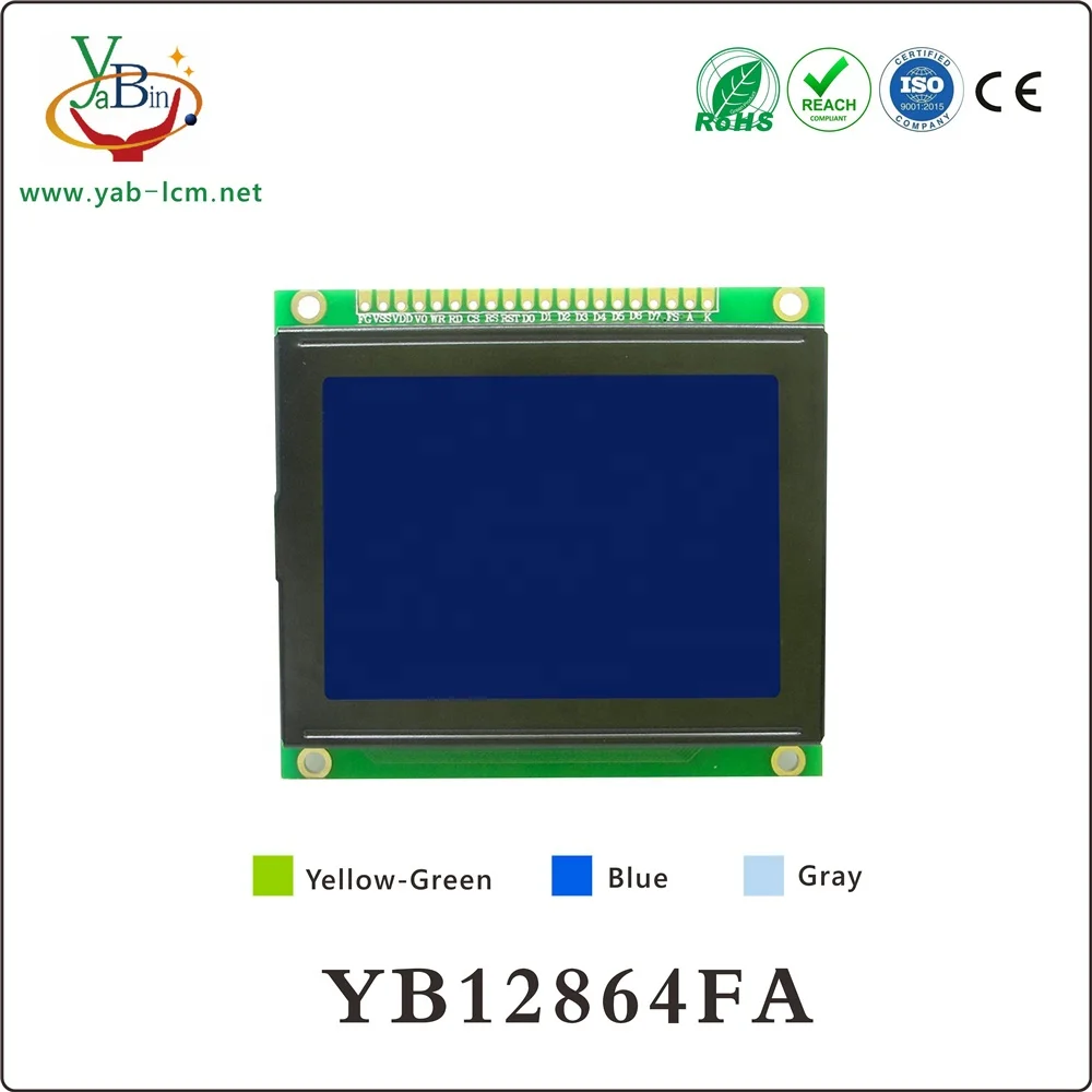 78X70 мм монохромный Промышленный контроль Cob Stn дисплей 128X64 графический ЖК-дисплей с T6963