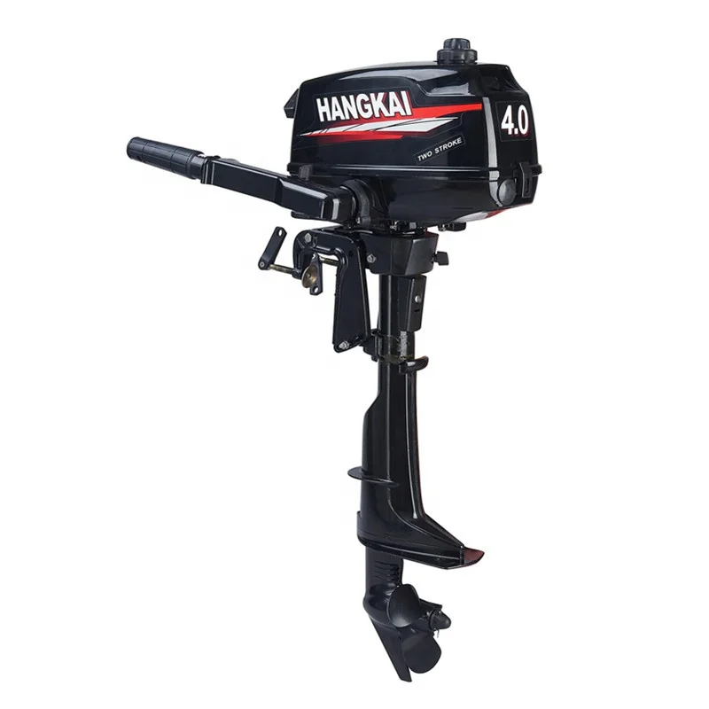 Water Cooled HANGKAI 4HP 2 Stroke Gasoline Outboard Motors Boat Engine