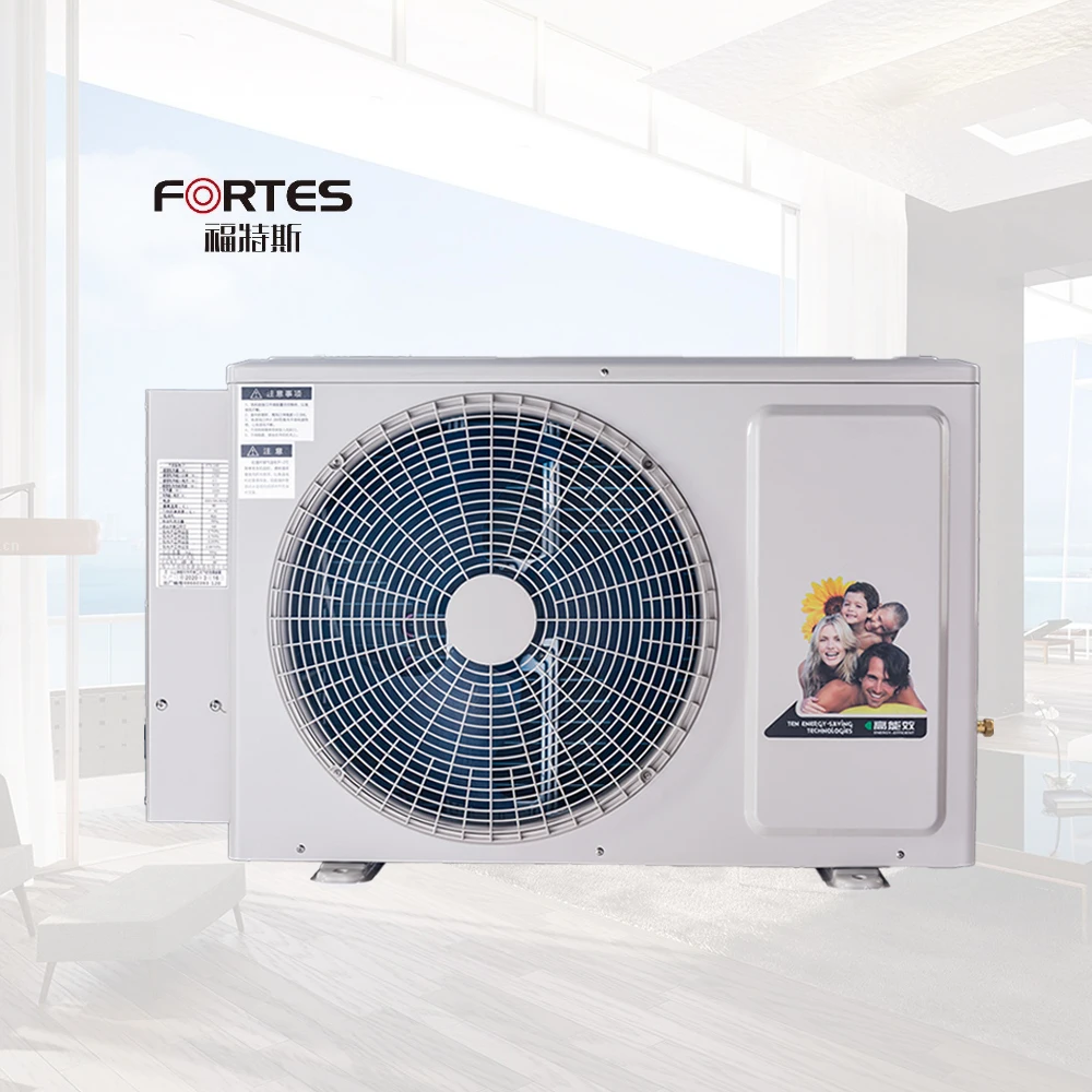 6 кВт 10 13 16 циркуляция 220 В высокотемпературный моноблочный тепловой насос CO2 водонагреватель зимний без канала