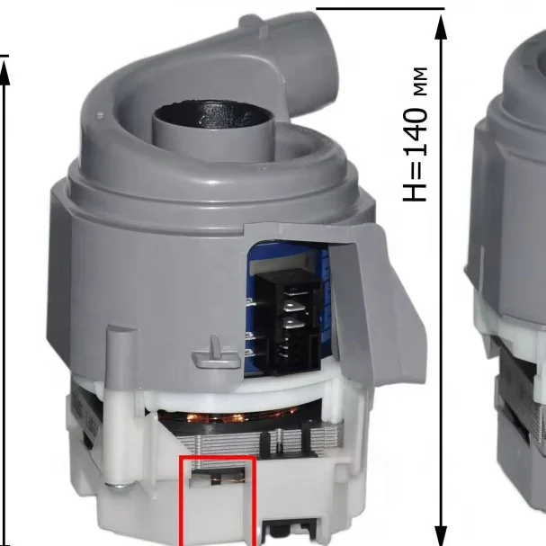 Circulation pump 12019637  for Bosch dishwasher, dishwasher pump motor good price