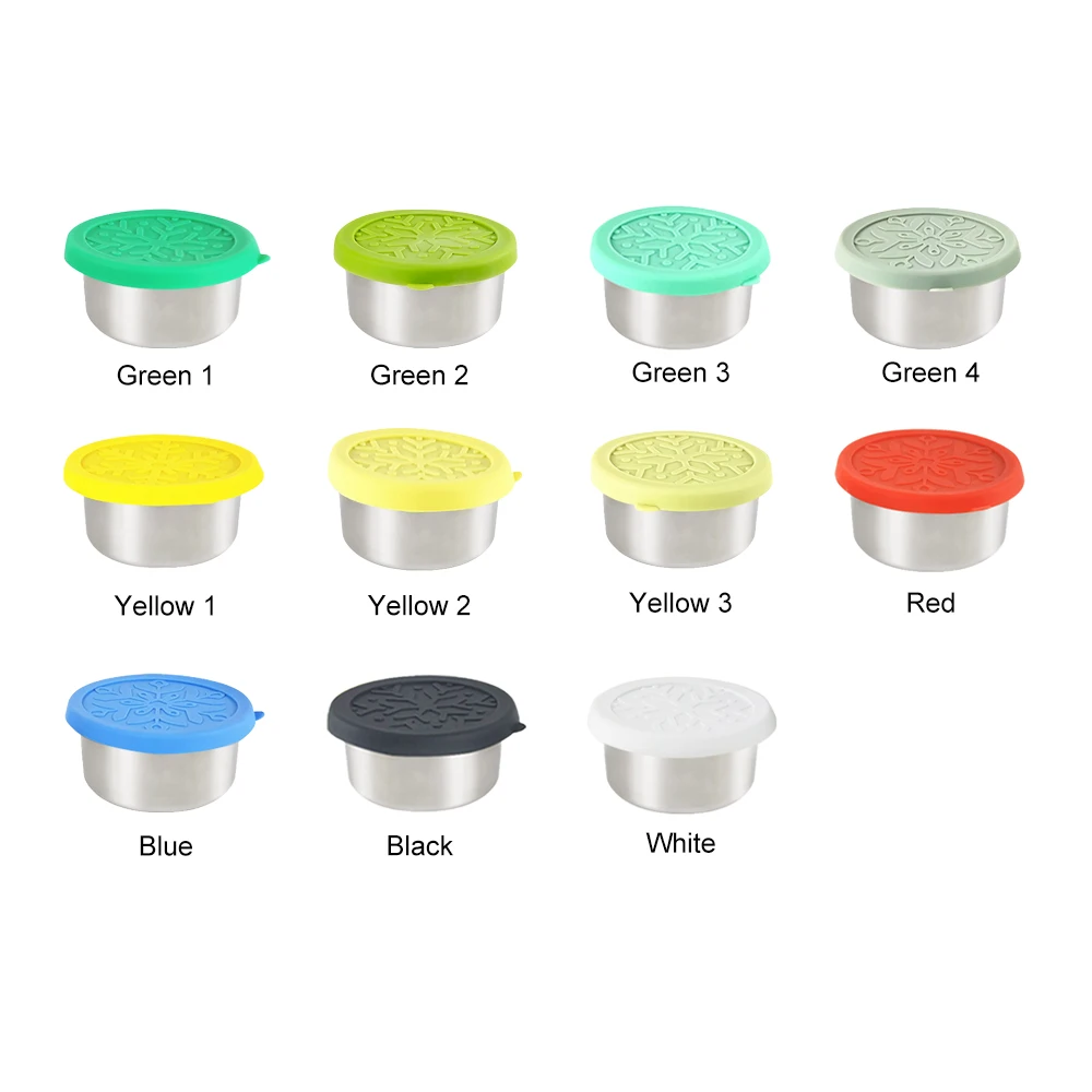  LIHONG Hot Sale Stainless Steel Lunch Box Silicone Food Containers luxury airtight jar metal snack bento lunch box for