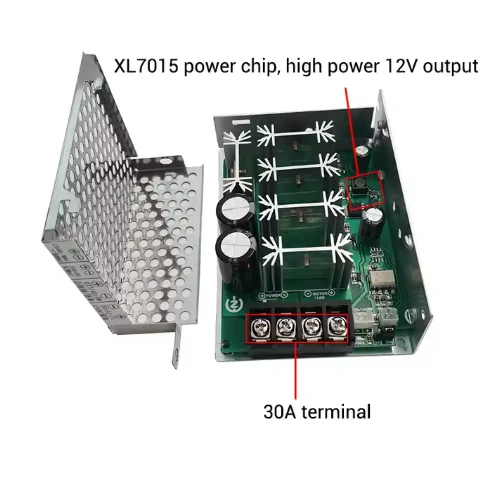 ZK-SMG 12-75v High Power 30A Breeding Lamp LED Motor Driver Module Controller Stepless Dimming Speed Regulation