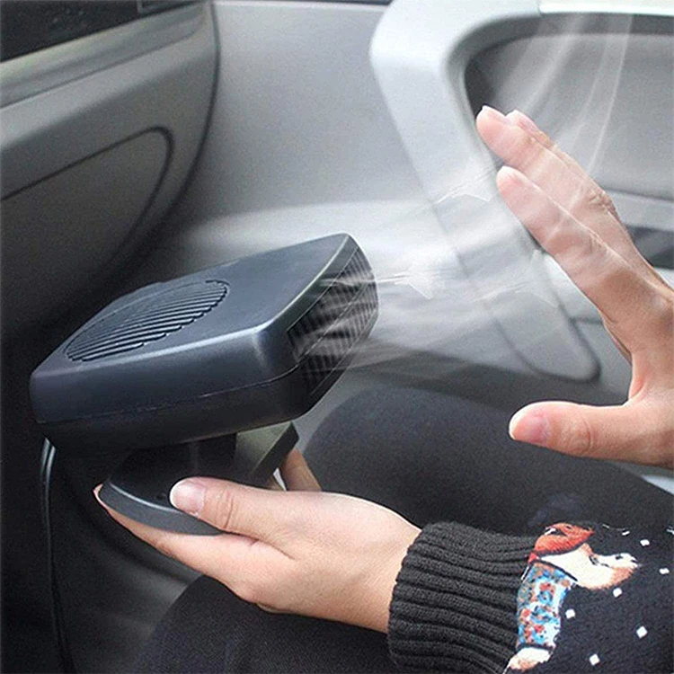 12v 150w auto car fan heater windshield defroster mini car portable heater fan