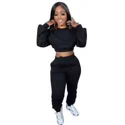 Women Fall 2 Piece Pant Set Clothing Outfits Matching Sets Sweat Suit Jogging Suits Wholesale Tracksuits