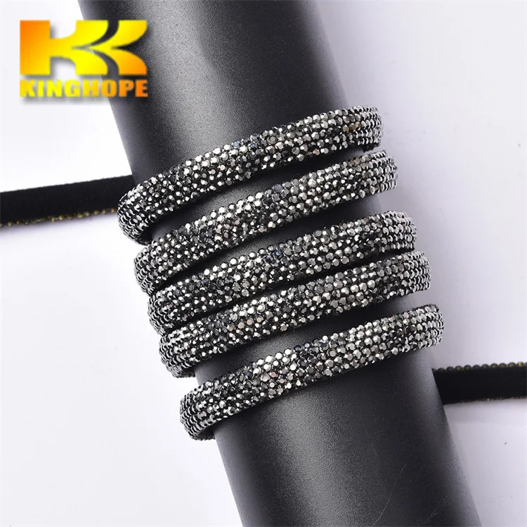 5.5CM 3 LINES 4 LINES 5 ROWS rhinestone diamond ropes strap for woman sandals vamp Capelladas