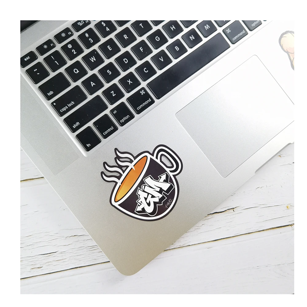 Custom Stickers LOGO Brand Removable Die Cut Shape Laptop Decals Custom Vinyl stickers