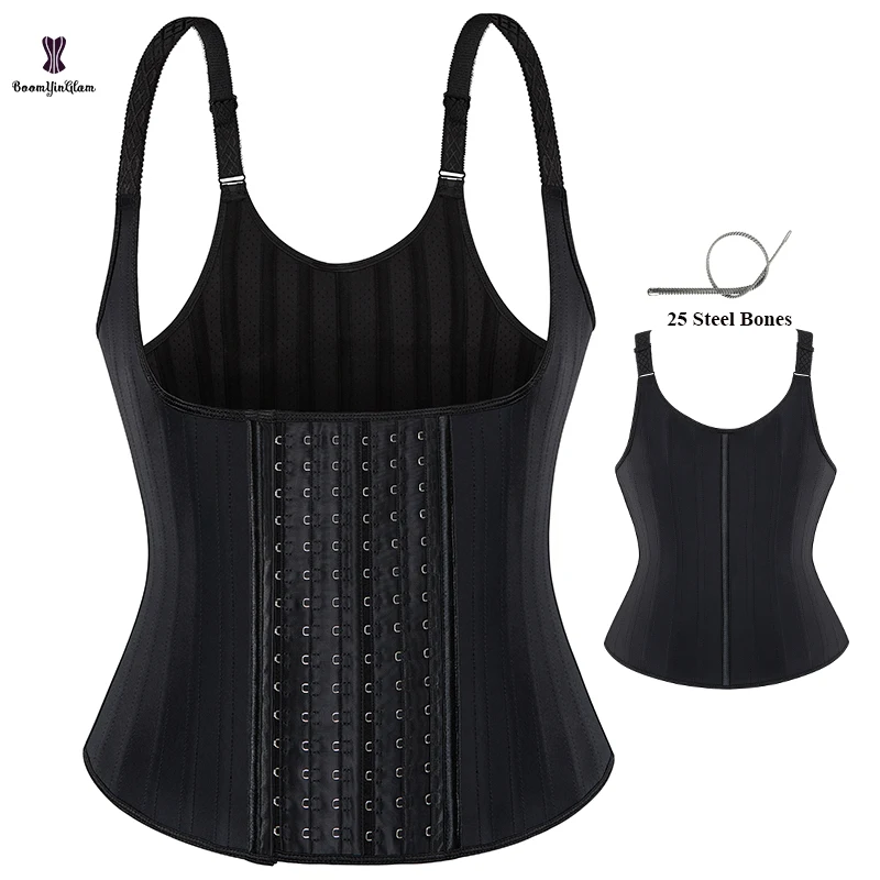 Colombia Label предоставляется 6 крючков и Глаз Регулируемый корсет для талии женский Ann Chery 25 стальной костяной латексный жилет с ремешком