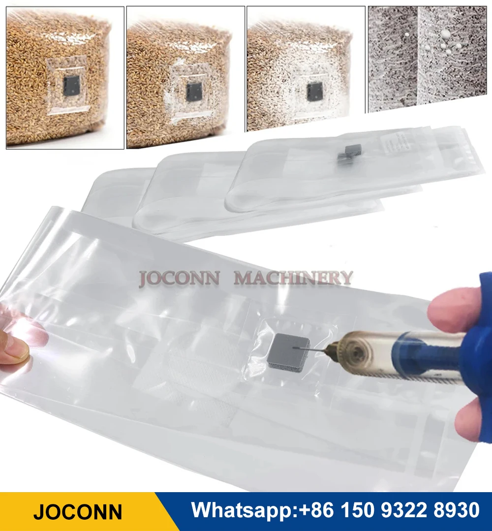 PP plastic 32x50 mushroom grow bags mushroom cultivation bag microppose injection port for mushrooms bags