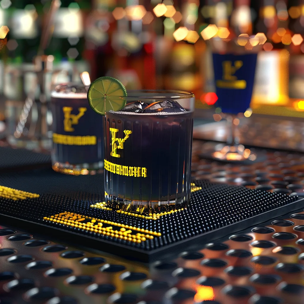 Top Custom Made Logo Silicone Personalized Printed Soft Rubber Beer Mats Blank Bar Counter Mat