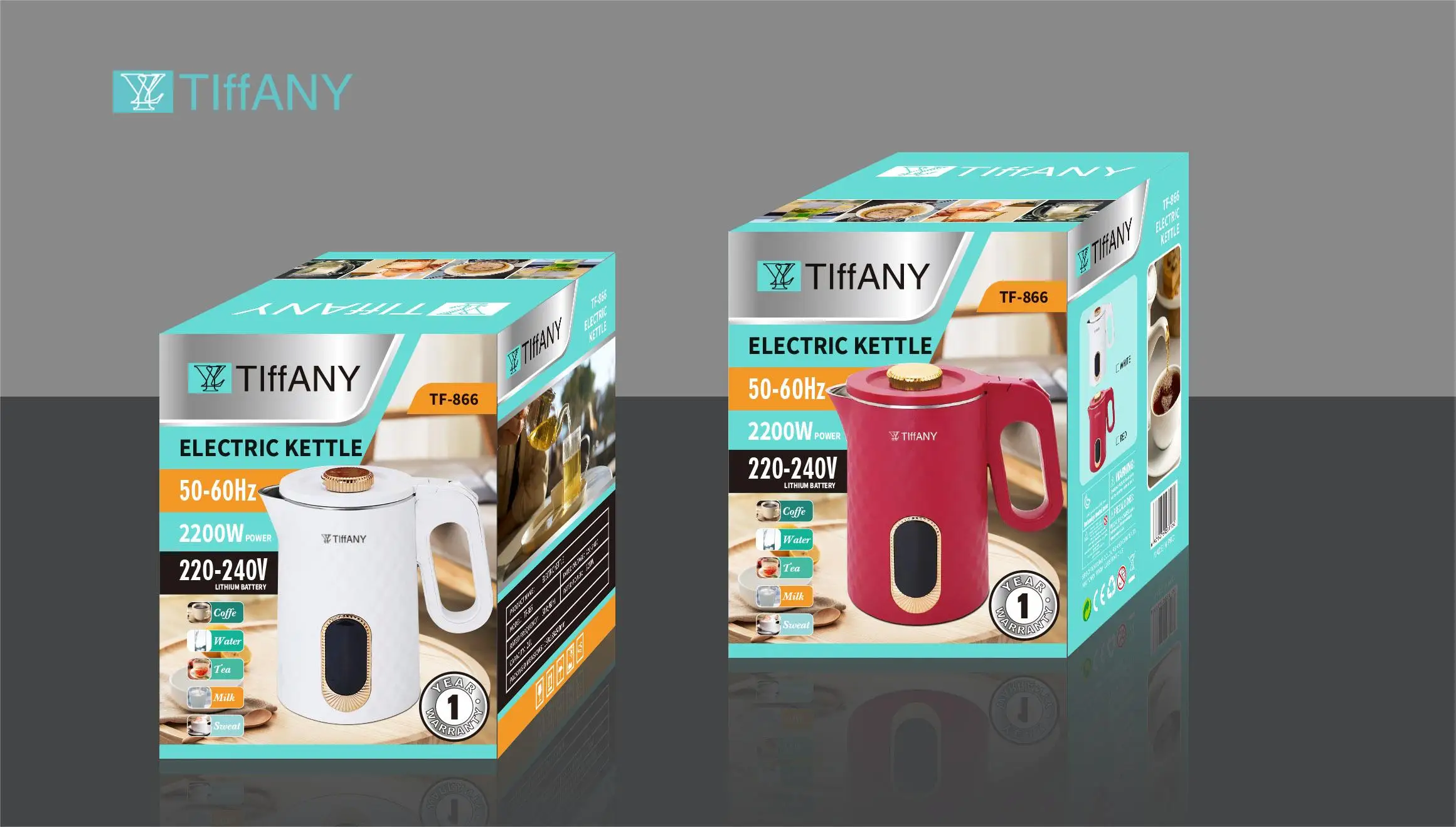 2024 Hot Sale High Quality Cheap Home Appliances Hot Water Electric Kettle for Hotel Plastic 2L 1500W Mechanical English 2200