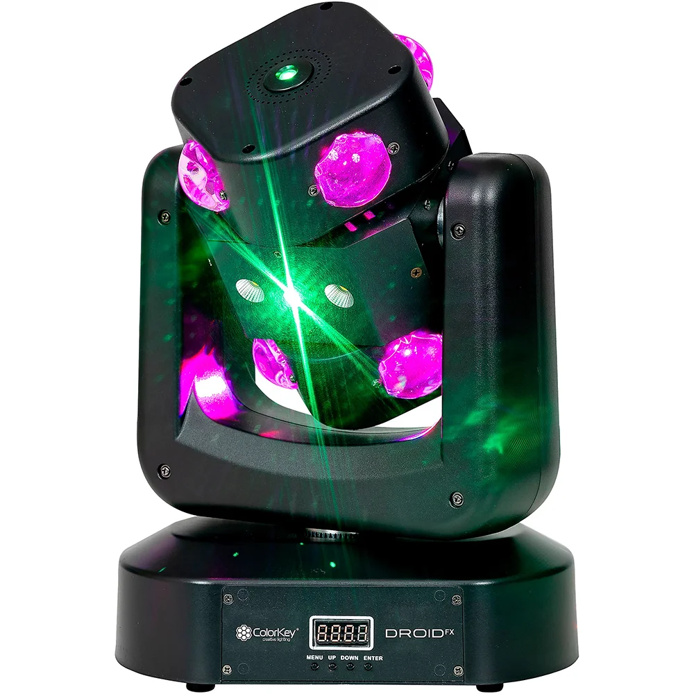 Led Arm Wind Fire Wheel 150w Moving Head Light Club Dj Equipment Auto Dmx512 Green Laser Party Stage Lights