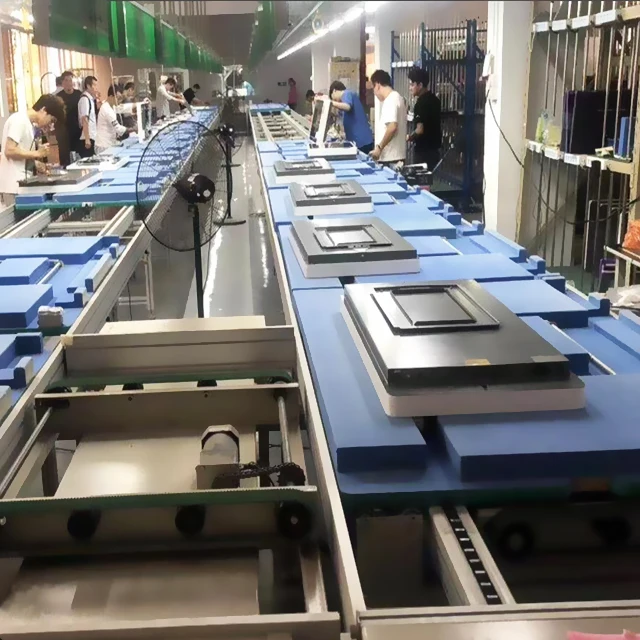 Pallet Conveyor System Motorized Roller Conveyor Electric Motorcycle Assembly Line Slat Chain Conveyor