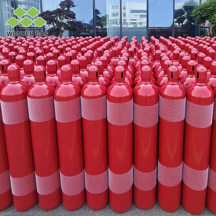 ISO9809-1 267-68L Seamless Steel Industrial Gas Cylinder CO2 Gas Bottles For Sale Industrial Gas Tank Filling CO2