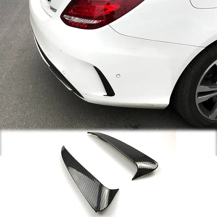 Two door Coupe C205 wind blade rear bumper surround AMG rear wind blade exterior modification For Mercedes Benz C-Class