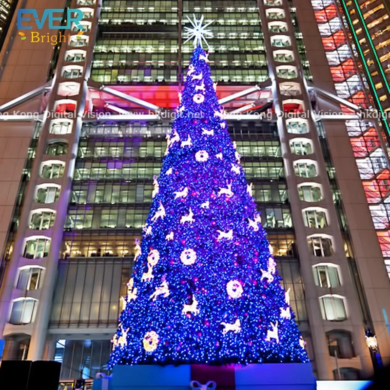 New Style Commercial Grade 3D Giant LED Christmas Mega Tree For Shopping Mall LED Christmas Decoration