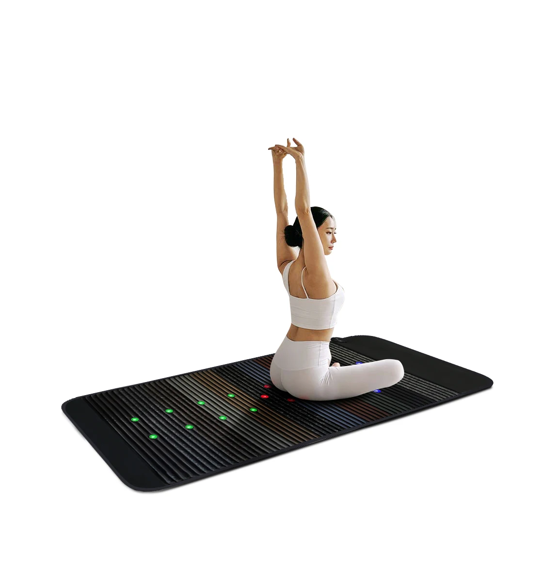 Korea Style Germanium Far Infrared Rays Thermal Healthcare Therapy Acupressure Biomat Pain Relief Tourmaline Heating Stone Mat