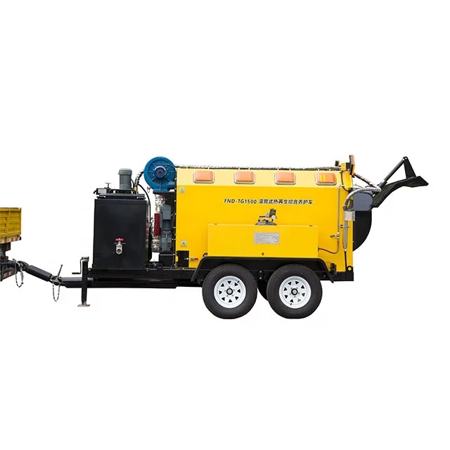 Efficient Regeneration RZS-TG1500 Asphalt Recycle Machine Road Pothole Repairing Machine Asphalt Mixers