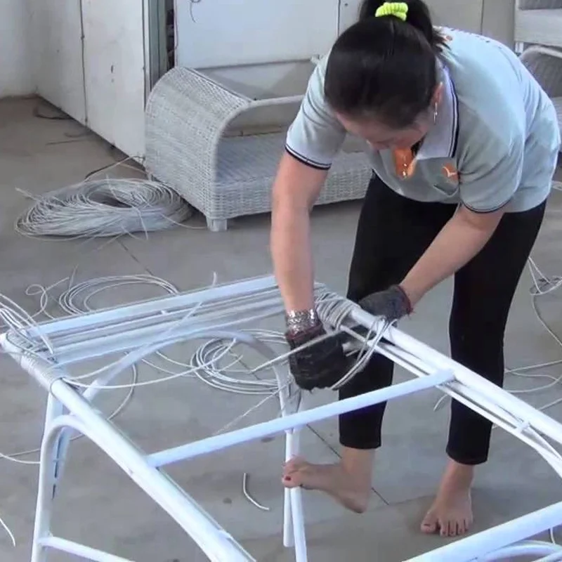 Help Customers Establish Their Own Outdoor Furniture Materials Factory And Set Up Rattan Factory