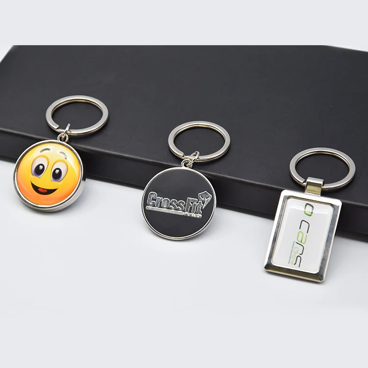 Custom company logo die cast zinc alloy zamac design enamel metal key chain tags keyring keychain