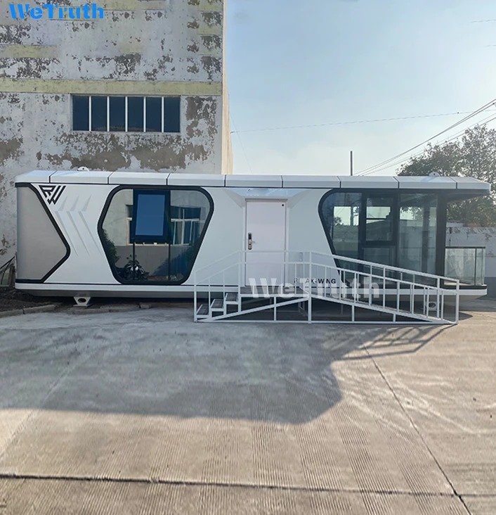 Mobile house Party Tent  Outdoor Bar prefab  Office Pod container  house Moving Head Space Capsule House