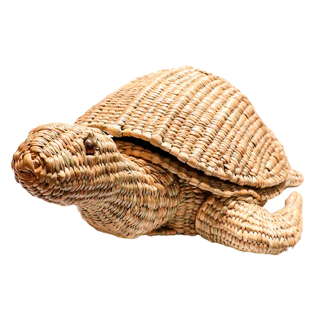 Decoration handmade wholesale straw willow weaved crafts for sale