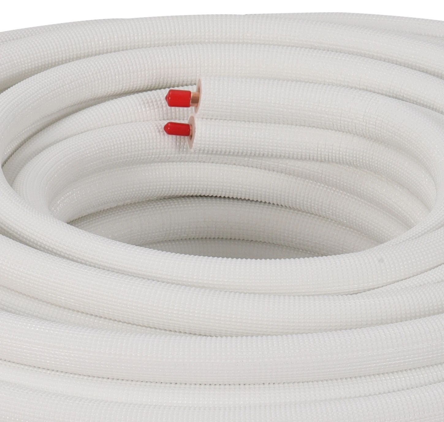 3/8 5/8 Ex-Price White PE Insulation 9.52mm Copper Line Set Insulated copper tubing HVAC line sets connecting pipe for ac