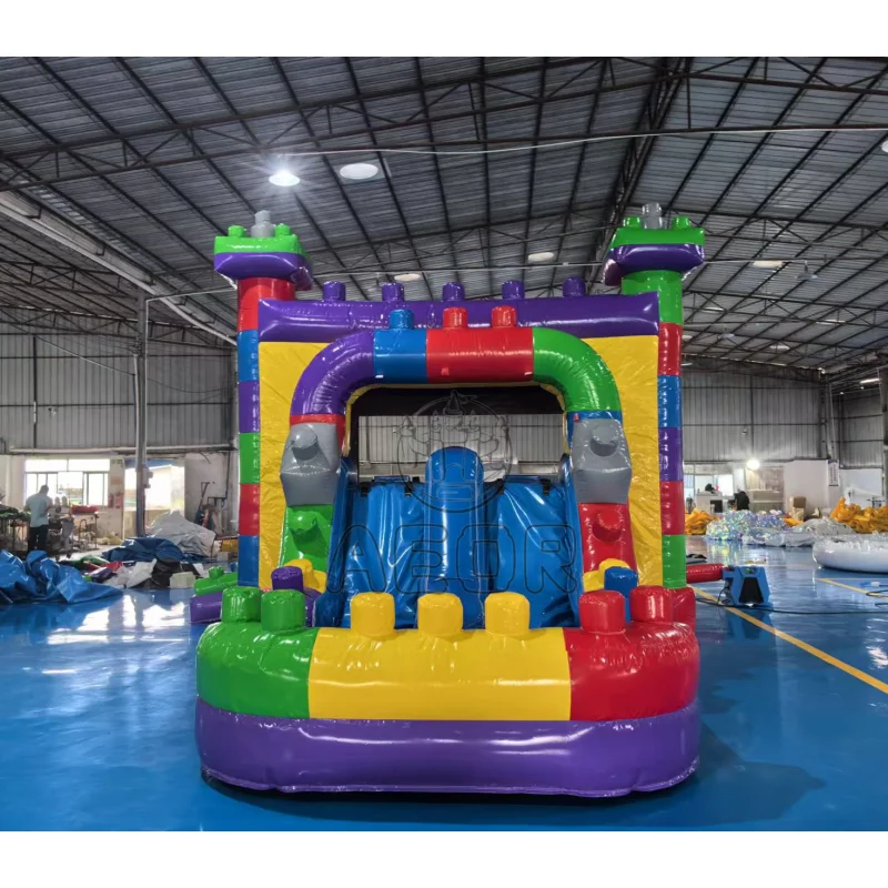 Commercial Moonwalk Inflatable Bounce House with slide Kids Jumping Bouncy Castle Water Slide Inflatable Bouncer