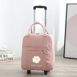 Fashion Trolley Luggage Travel Backpack Large Capacity Duffle Bags Rolling With Wheels Bag Business Suitcase Laptop Schoolbag