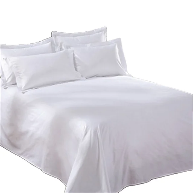 Wholesale plain 40*40 300tc hotel bed sheet material 100% cotton fabric roll