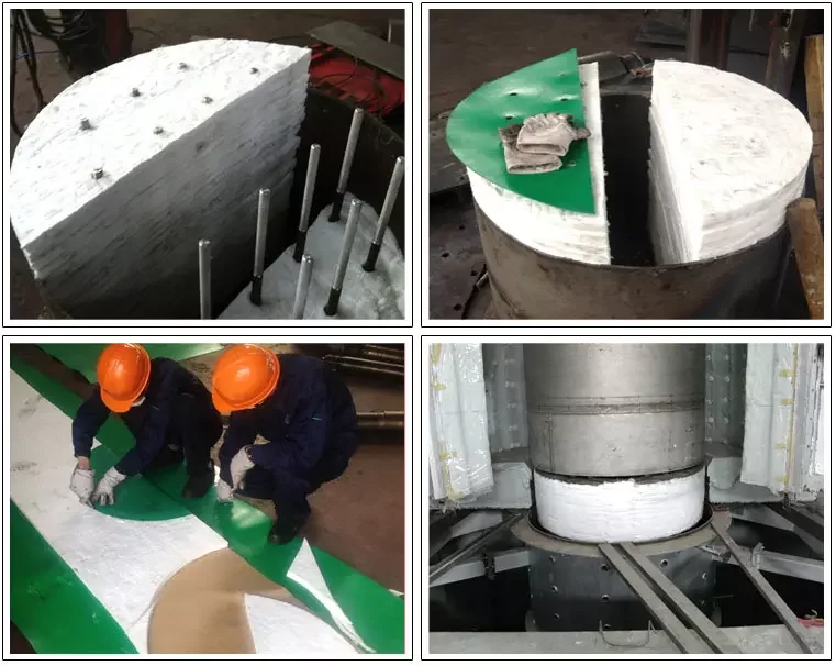 Заводская цена 1600C огнестойкое кремниевое керамическое волокно изоляционное одеяло