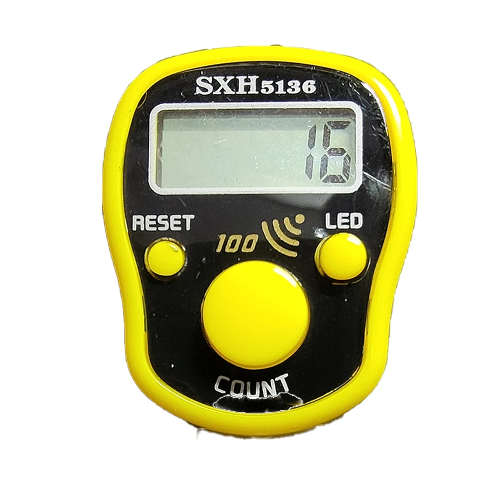 SXH5136 оптовая продажа с завода цифровой ЖК-дисплей tasbih палец кольцо счетчик для