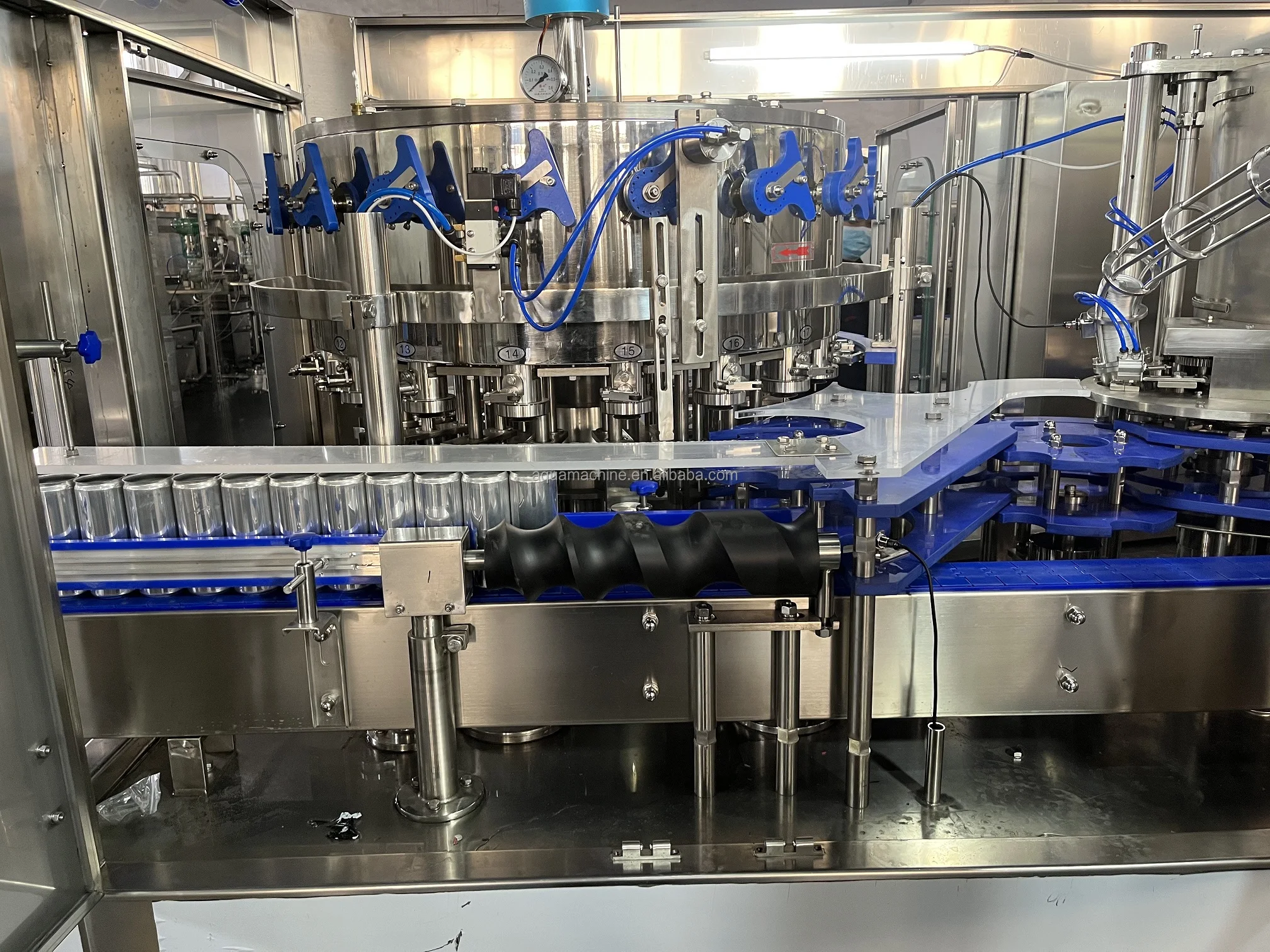 Автоматическая производственная линия для консервирования пива/машины для розлива и консервирования пива/небольшая машина для консервирования пива