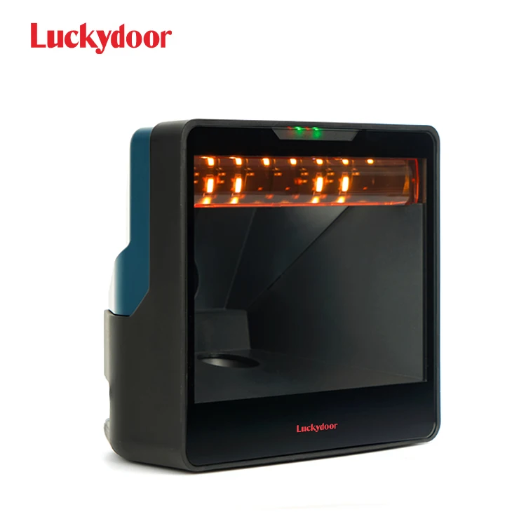 Luckydoor L800 2D 1D настольный сканер штрих-кодов всенаправленный Hands-Free 2d USB проводной считыватель