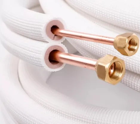copper pipe tube for air condition ac pancake pair coil insulated  1/2' 1/4' 3/8' satisfied thickness