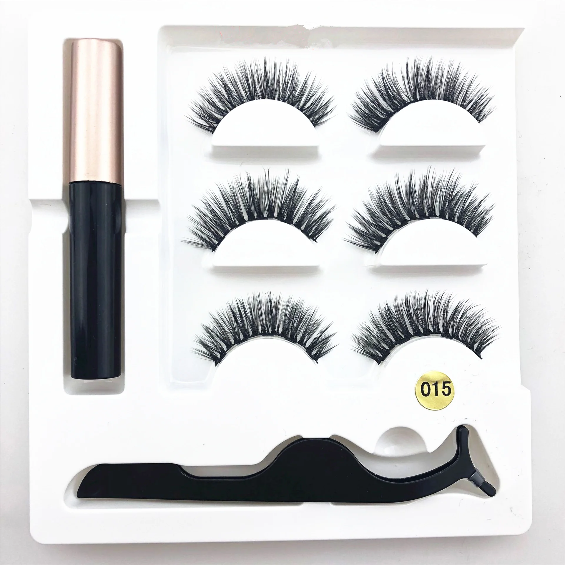 Mink eyelashes vendor wholesale private label magnetic eyeliner with 3d magnetic eyelashes