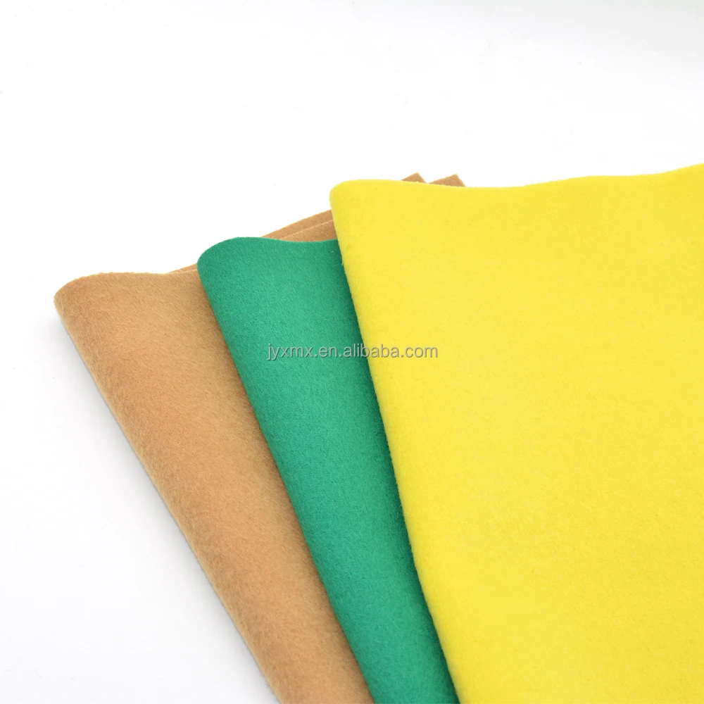 Yellow Full wool double fabric 100% wool pure wool worsted fabric double face fabric