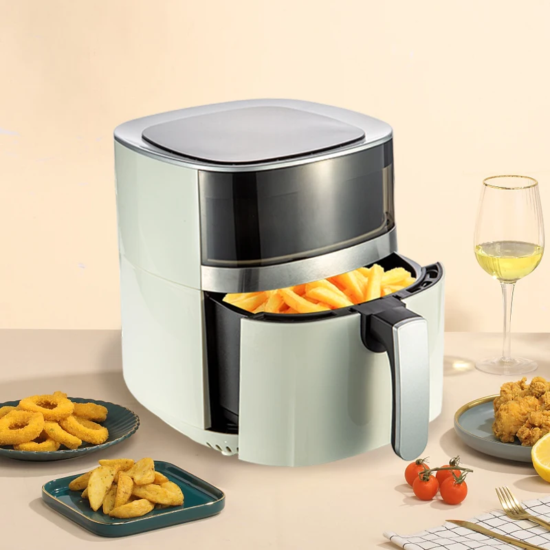 Manufacturer Direct Supply Air Fryer Digital Electric Visible Window 5.5L Oil Free Deep Fryer Air Fryer