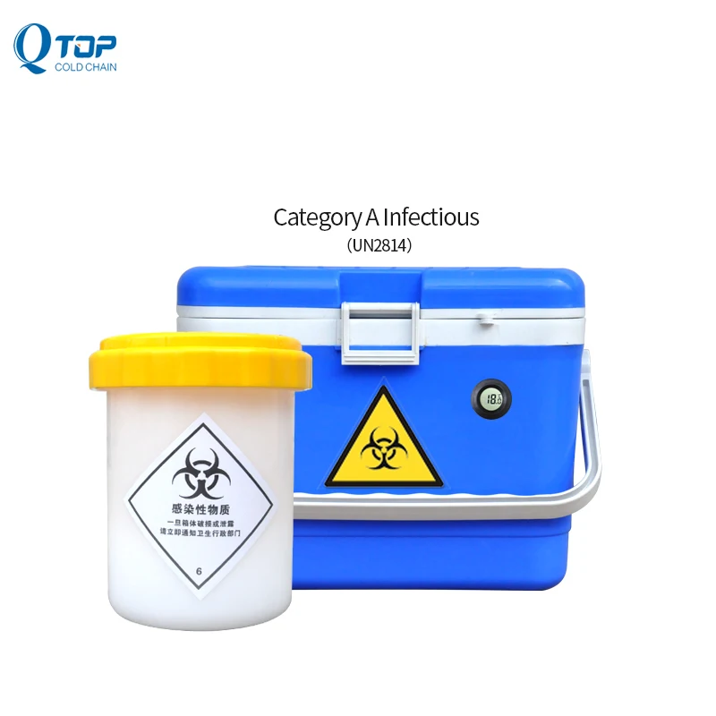 UN2814 vaccine cold box, ice box, medication devlivery box