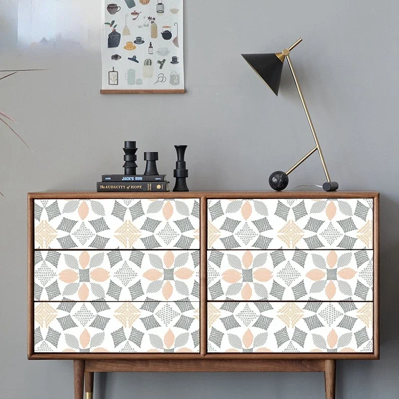 Rolls Wallpaper Bedroom Wall Decoration Self-adhesive Wallpaper Desk Cabinet Sticker Wallcovering Peel and Stick Home Decor