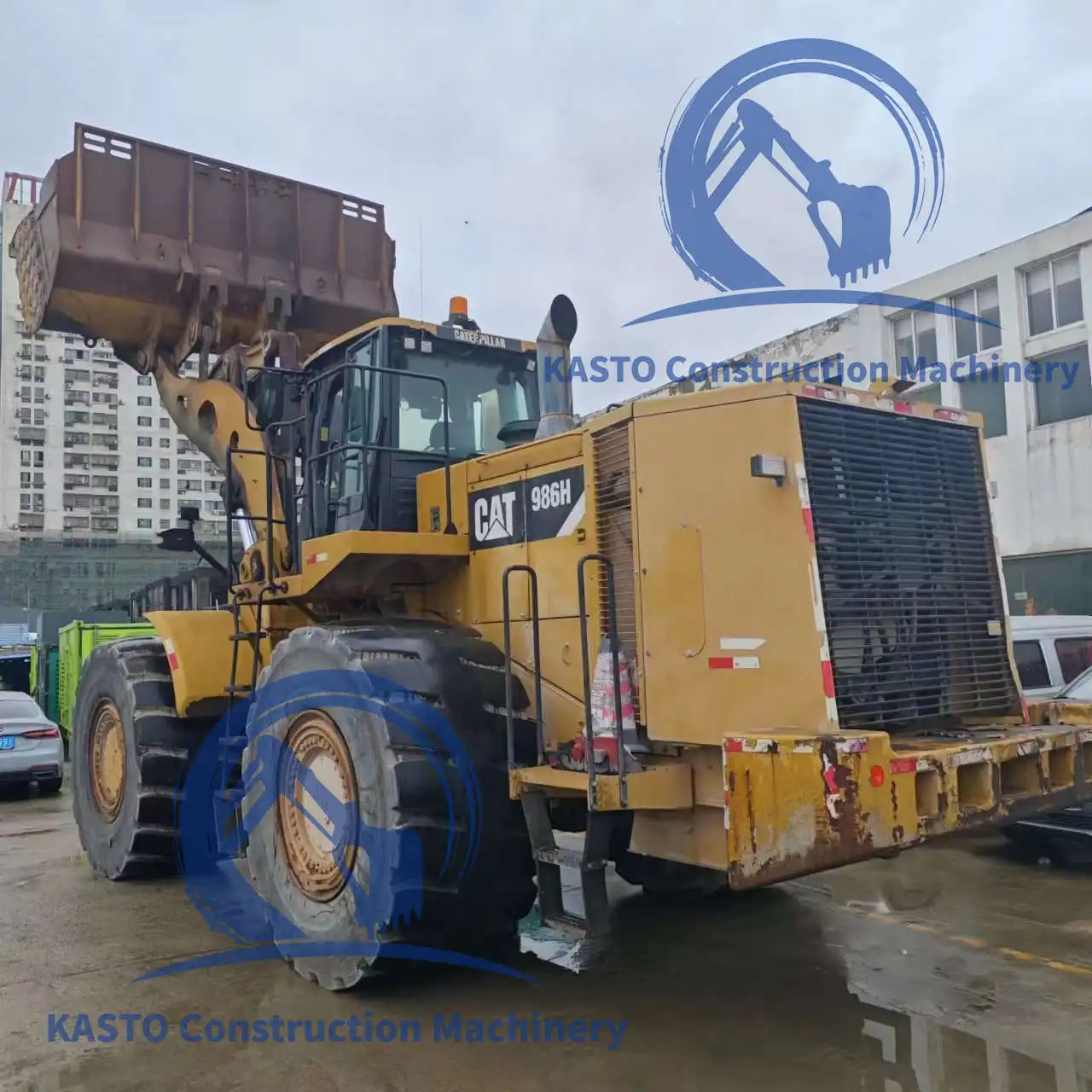 Used construction machine original loader Caterpillar 986H wheel loader cat used loaders