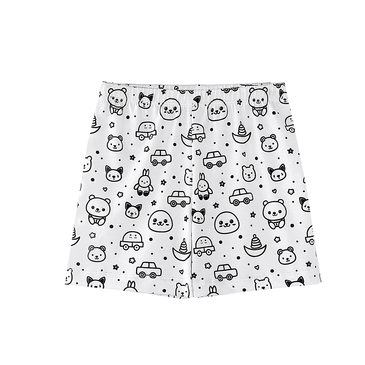 50% off Kids DIY Hand Painted Homewear Set Short sleeve and Shorts Colouring Pajama Sets for Boy and Girl