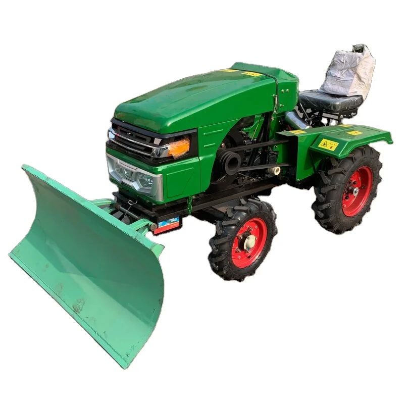 Cost Effective Chinese Factory Single Cylinder Tractor Farm Mini 12hp 15hp 18hp 20hp Snow Pusher