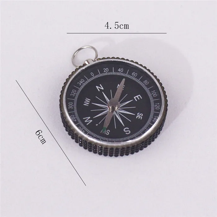 Bling Crystal Diamond Rhinestone Accessories Decoration Hanging Circular key chain portable metal gift pocket handicraft compass