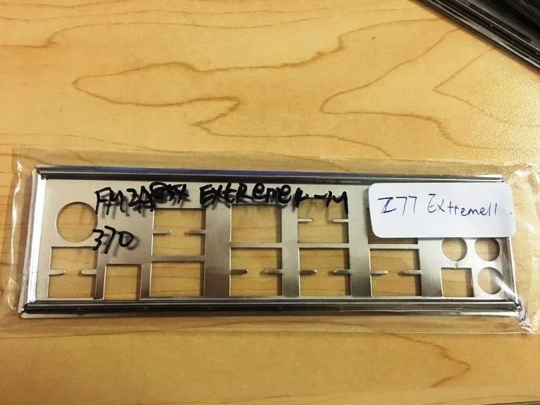 Backplate for ASRock Z77 Extreme 11  motherboard