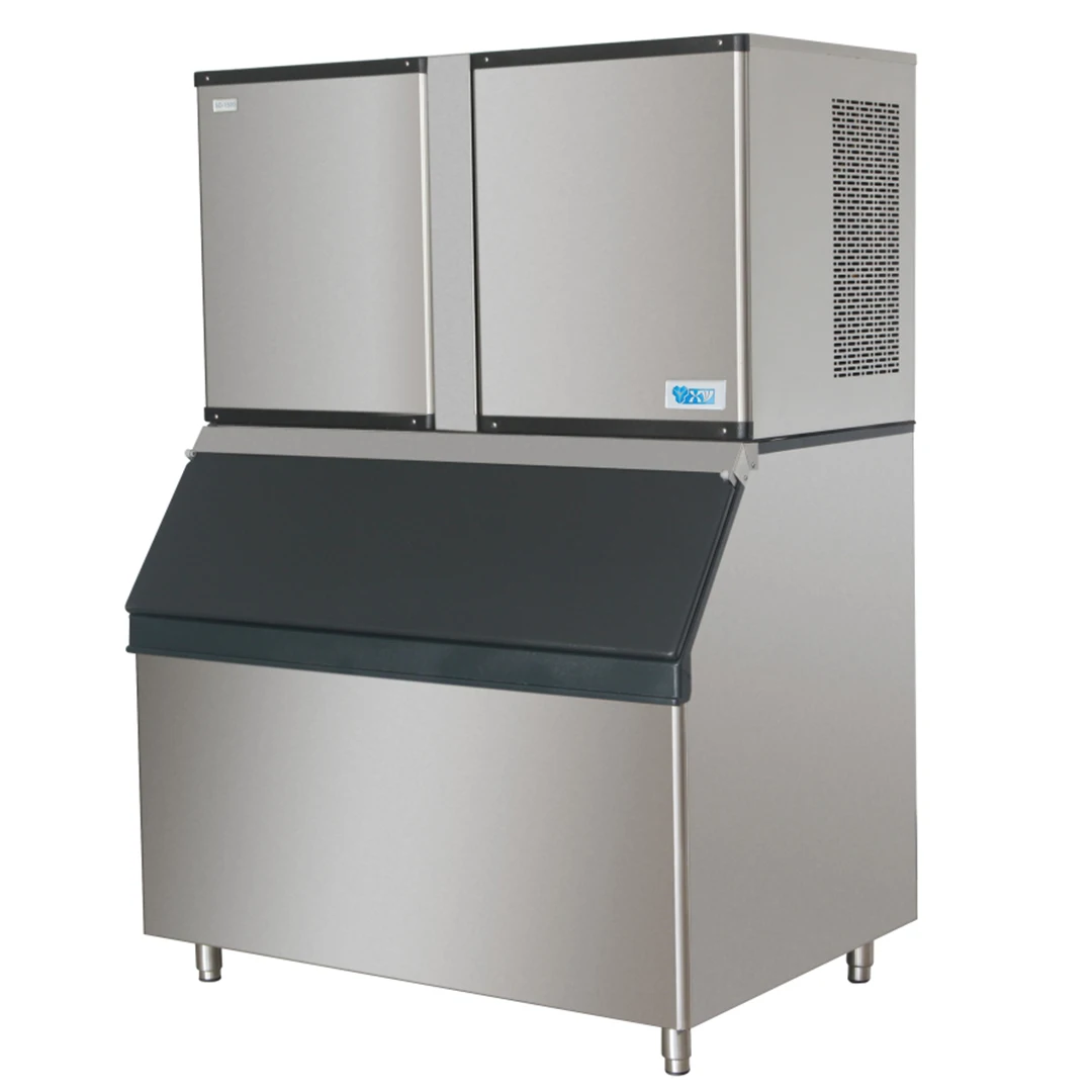 900kg 24hours high level  large power strong durability machines for ice cubes