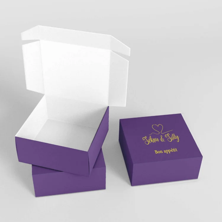 Custom logo printed wig packaging paper boxes luxury package for hair bundle  products shipping packiging