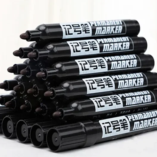 Black/Blue/red 3 colors erasable oil paint waterproof permanent marker with non-toxic ink good price mark