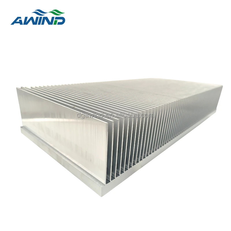 Ultra thin fins heatsink aluminum strips grow light bar module led projector cooler 298x70 aluminium extrusion profile heat sink